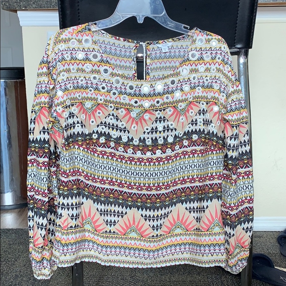 Guess long sleeve Sequin top